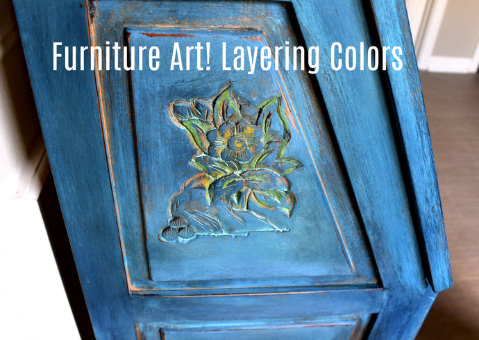 Furniture Art - Blending Colors